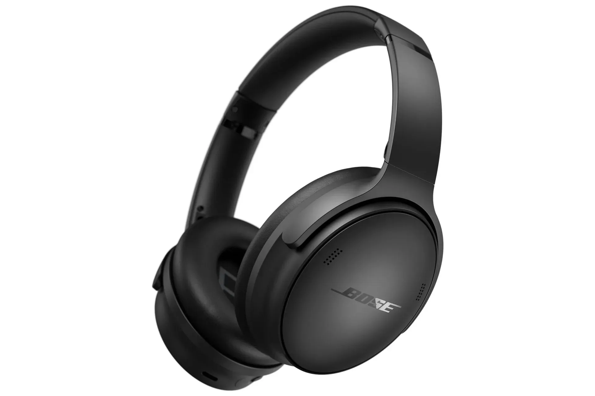Bose QuietComfort over-ear headphones in a retail promotion