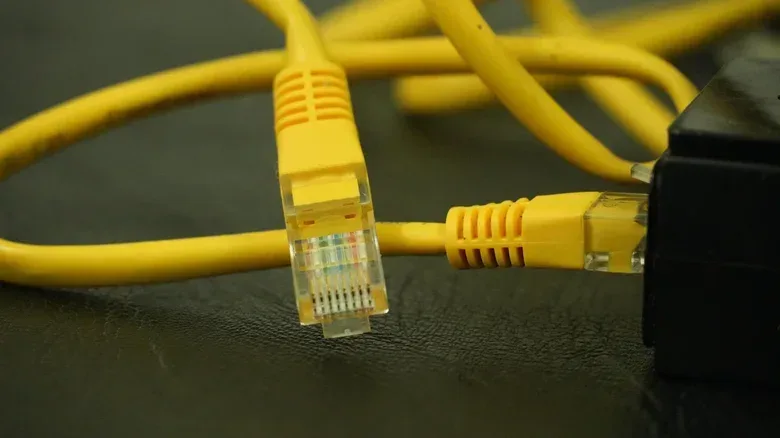 Ethernet switch used to add wired ports to a home network