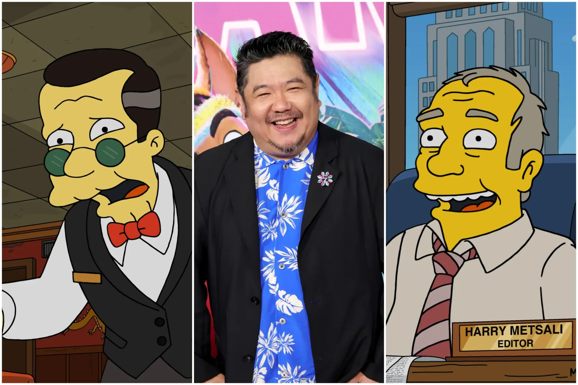 Eric Bauza’s posthumous Simpsons debut features the characters Mr. Fong and Harry Metsali