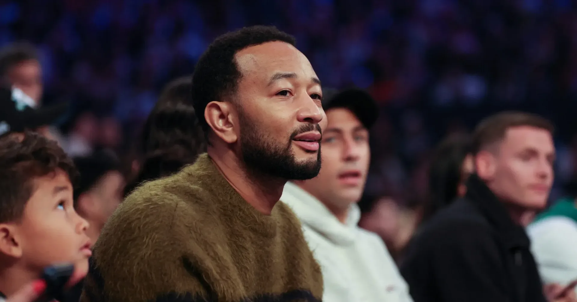 John Legend previewing Bodies On The Floor from Muse