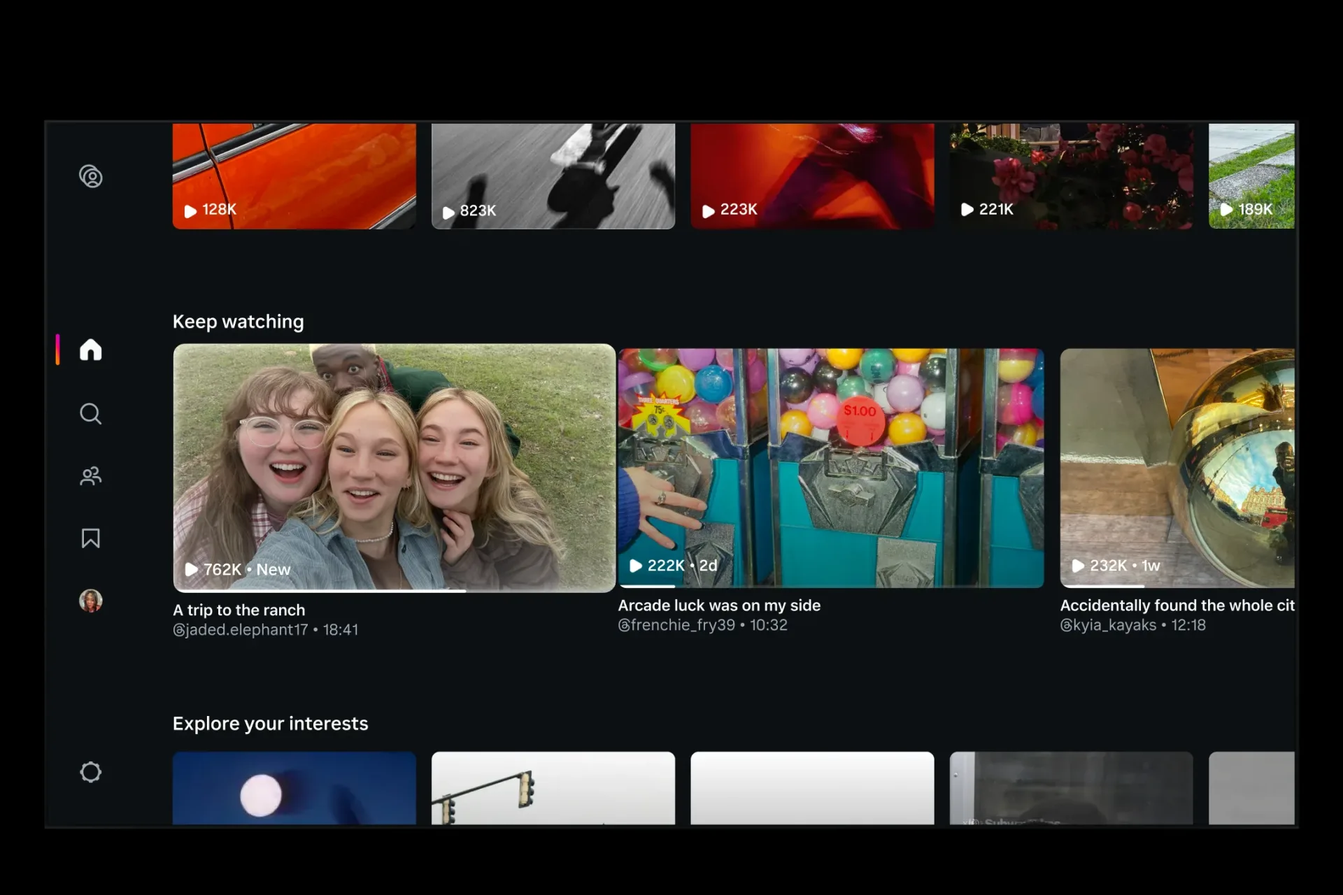 Instagram long-form video test illustrated on a phone and television screen
