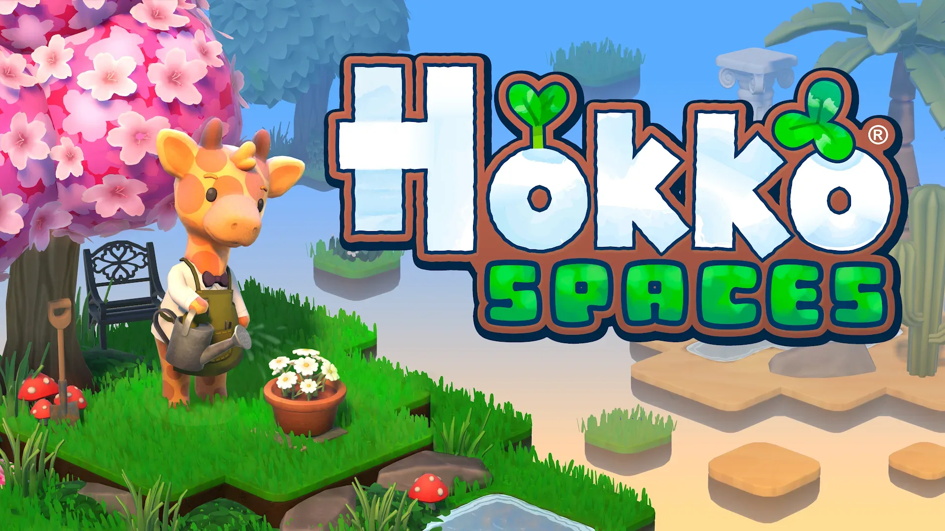 Beach-themed diorama items from Hokko Spaces Lei's Beachside Pack