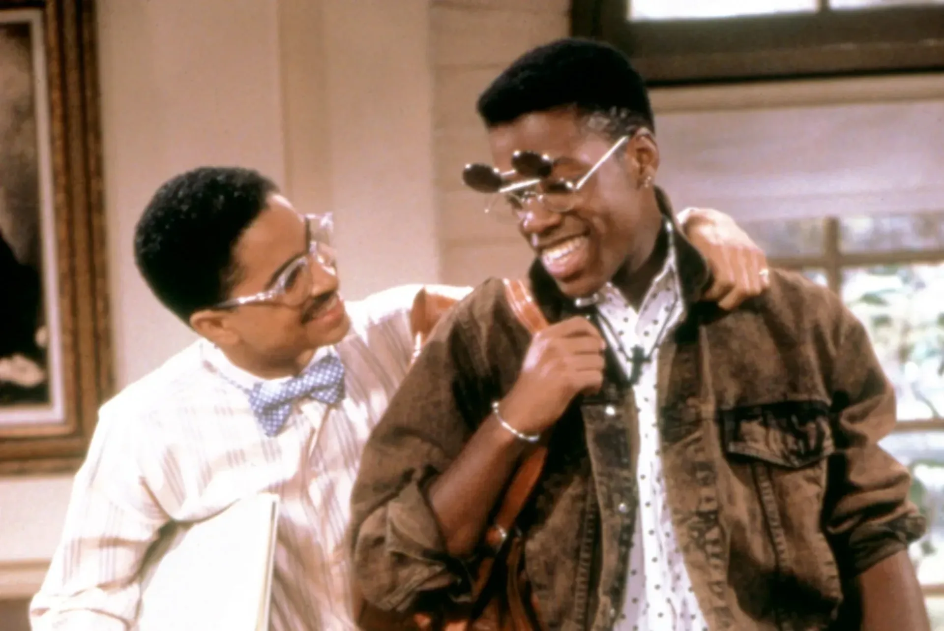 Darryl M. Bell and Kadeem Hardison in the A Different World revival