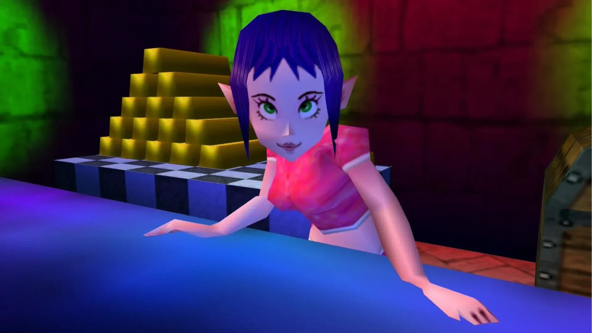 The Bombchu Bowling Alley Operator in the Ocarina of Time remake