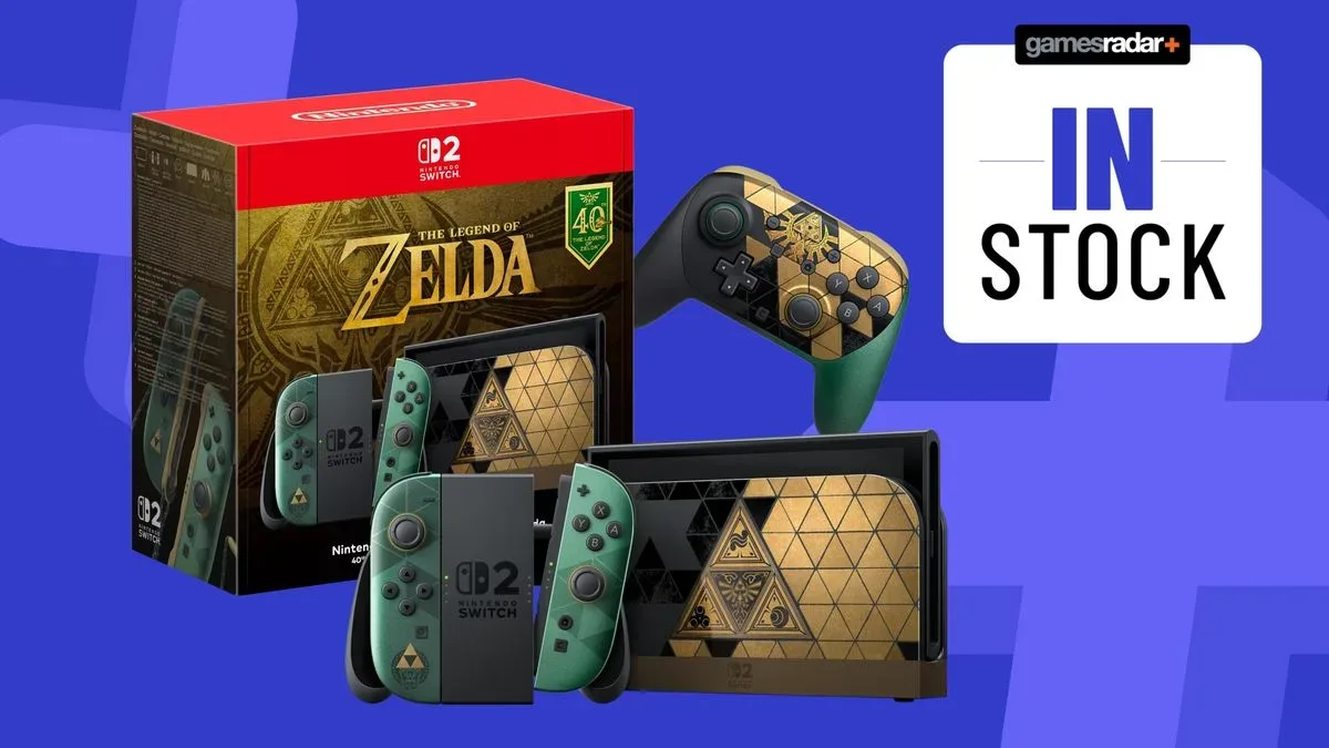 Zelda 40th Anniversary Switch 2 Stock Returns at Amazon UK and Argos Ahead of October 29 Launch