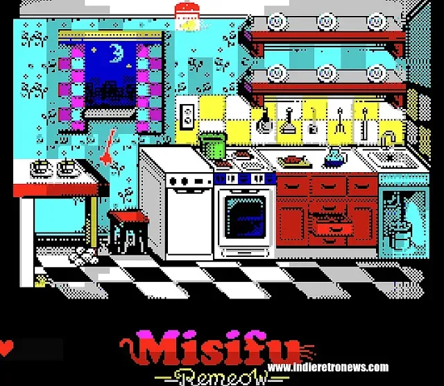Next Misifu artwork for the ZX Spectrum Next