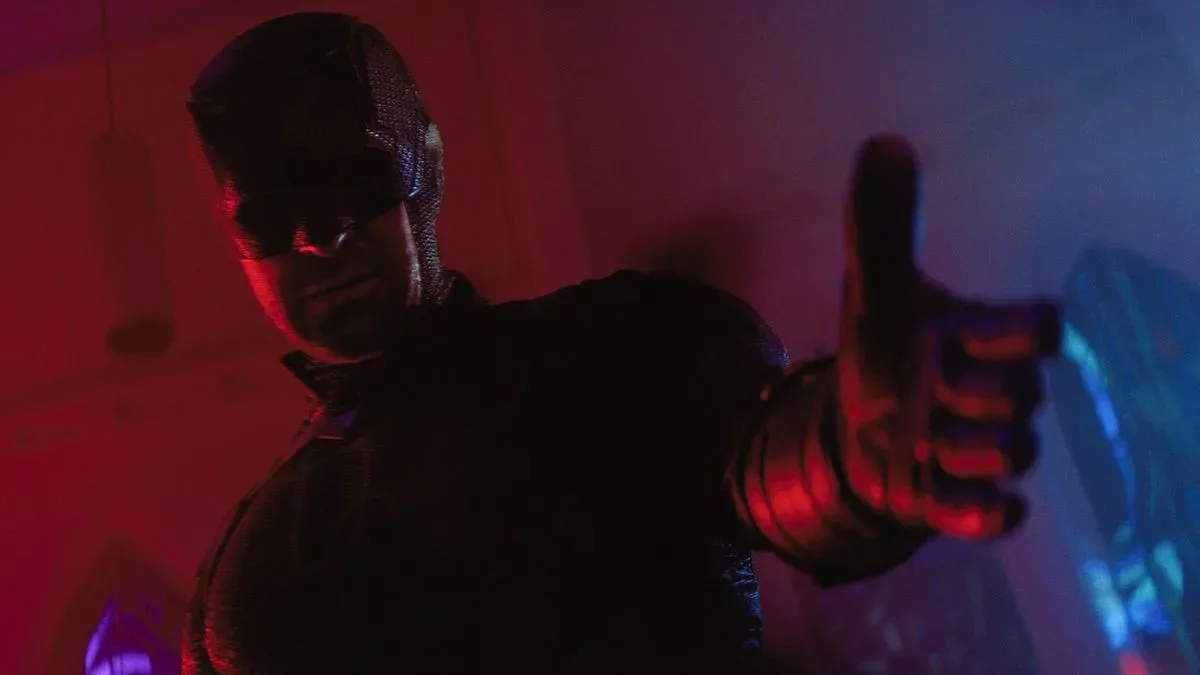 Charlie Cox as Matt Murdock/Daredevil in Daredevil: Born Again season 2.