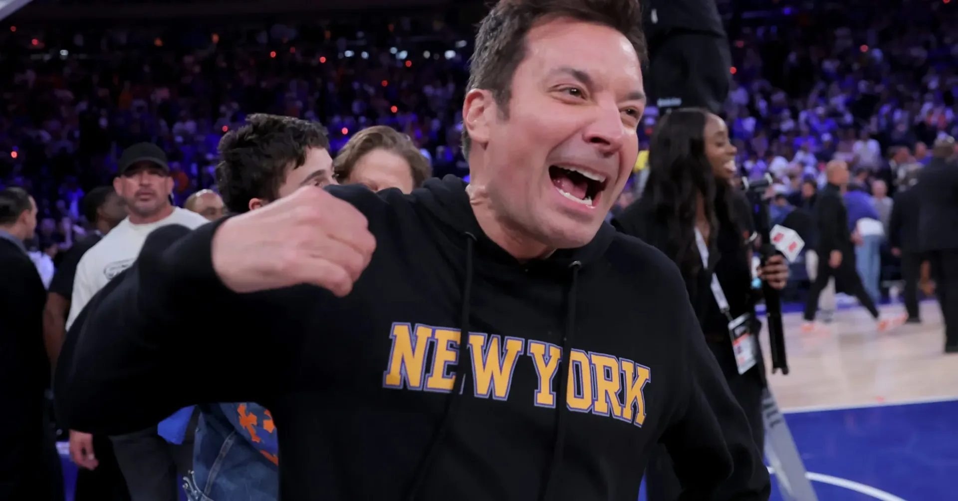 Jimmy Fallon during a late-night opening monologue about the reported JÄY-Z Super Bowl halftime booking