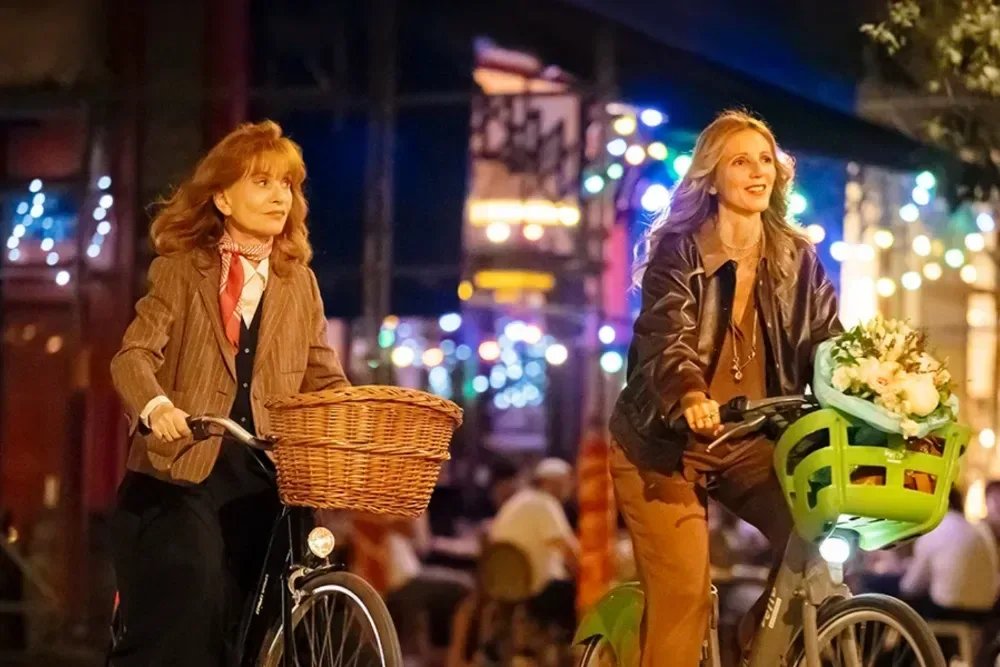 Isabelle Huppert and Sandrine Kiberlain in All About Corinne