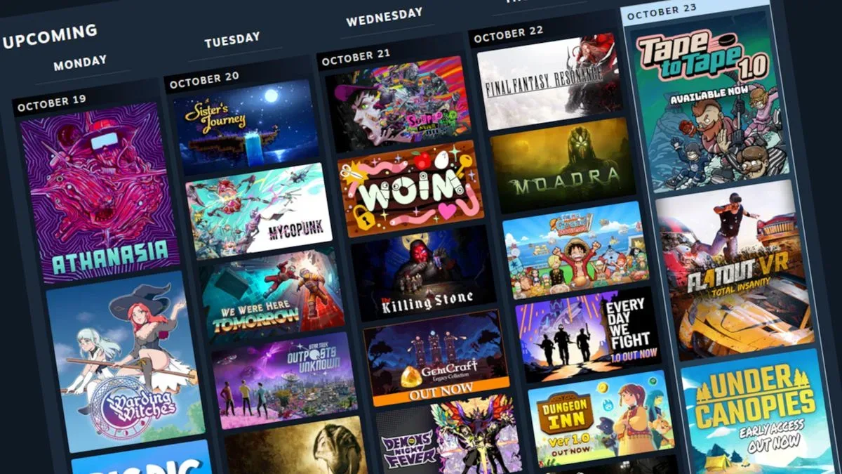 Steam Personal Calendar Is Now a Full Store Feature, Bringing an Eight-Week Release Radar to PC Players