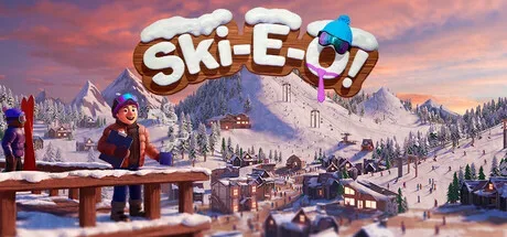 Ski-E-O! Resort Tycoon mountain resort with ski trails and snowy slopes