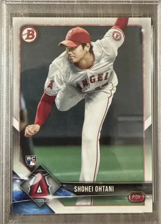 PSA-certified trading card slab with a visible certification number for verification