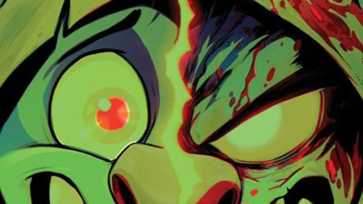 Glow-in-the-dark variant cover for D’orc #1