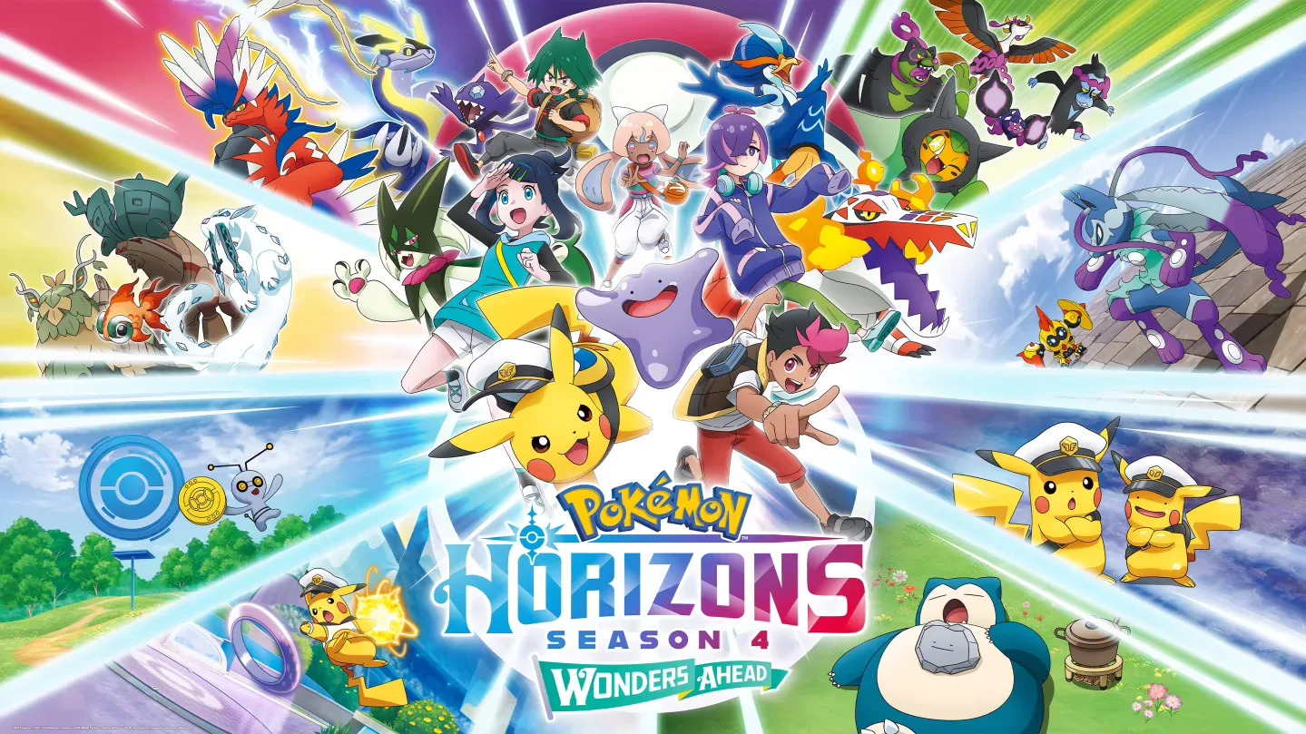 Liko, Roy, Dot and Ult in Pokémon Horizons: Season 4—Wonders Ahead