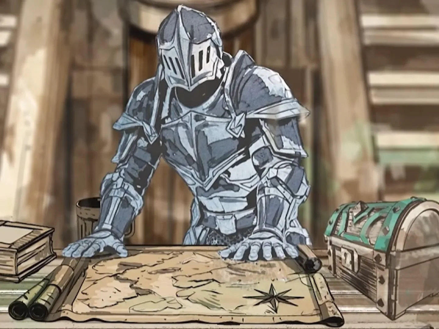 Screenshot of RuneScape Dragon Slayer 2 showing AI-generated knight design