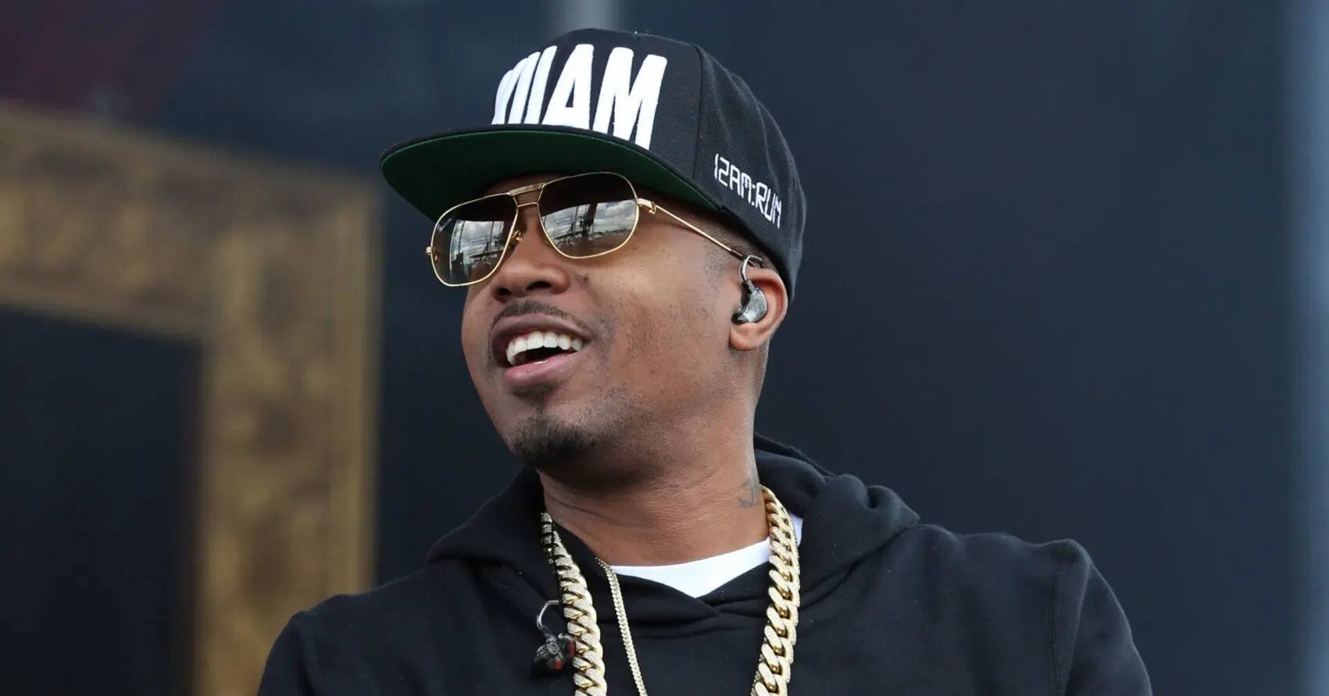 Nas and Mayor Zohran Mamdani speak near Queensbridge Houses for a short documentary about New York’s Hip Hop future