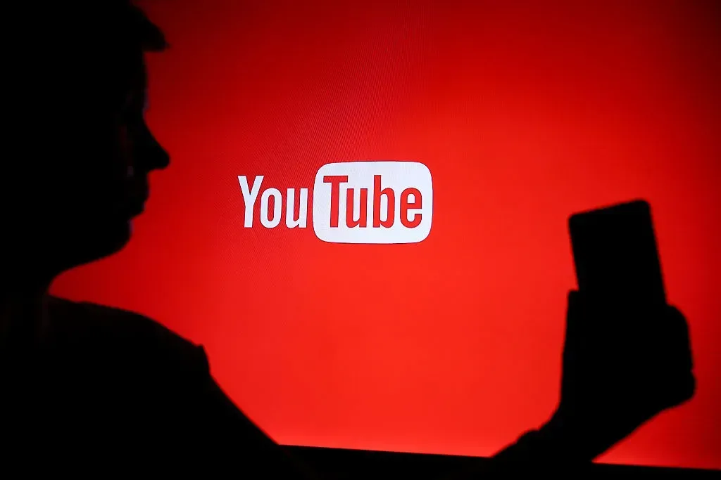 YouTube logo displayed on a video platform interface