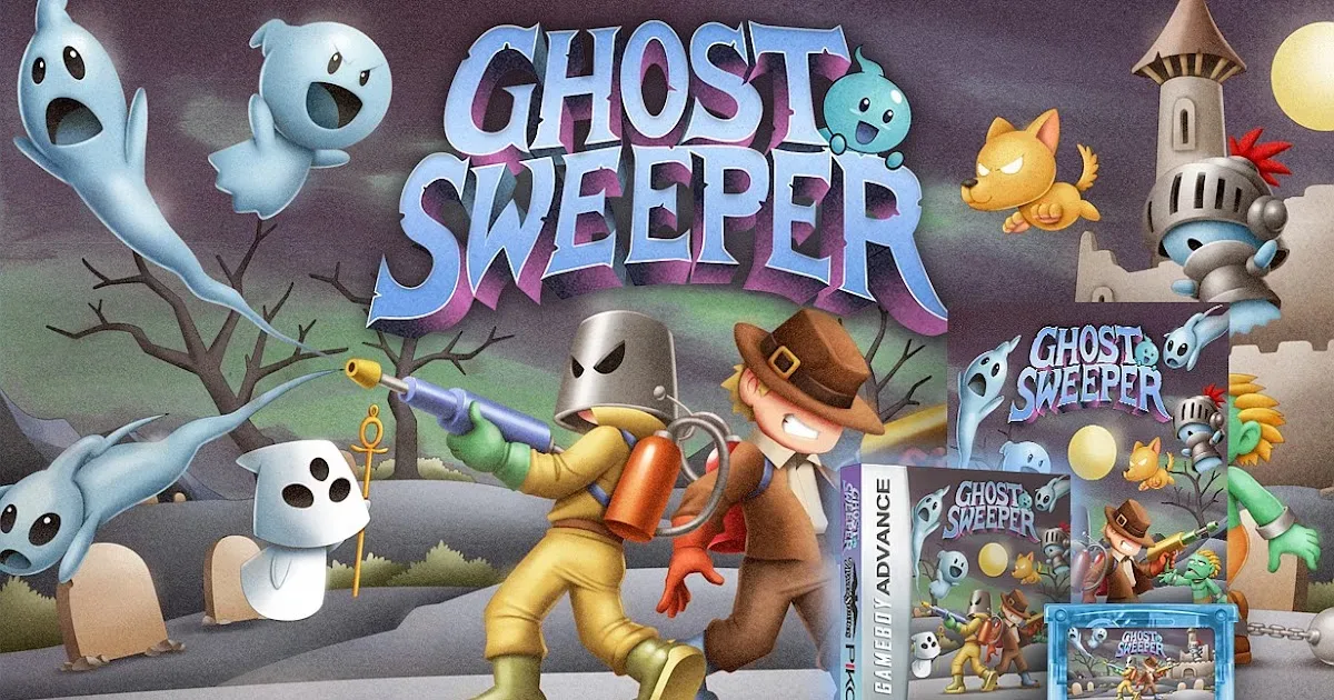 Ghost Sweeper Clears Its Kickstarter Goal for a Game Boy Advance Cartridge