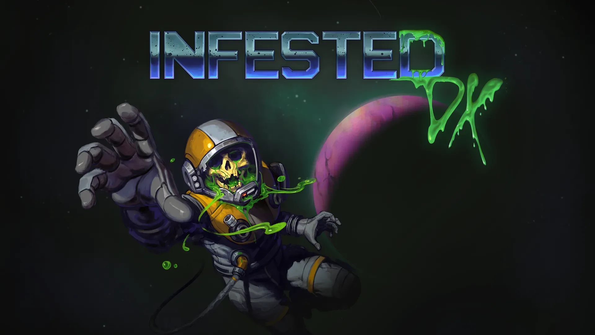 Infested DX 16-bit pixel-art adventure gameplay