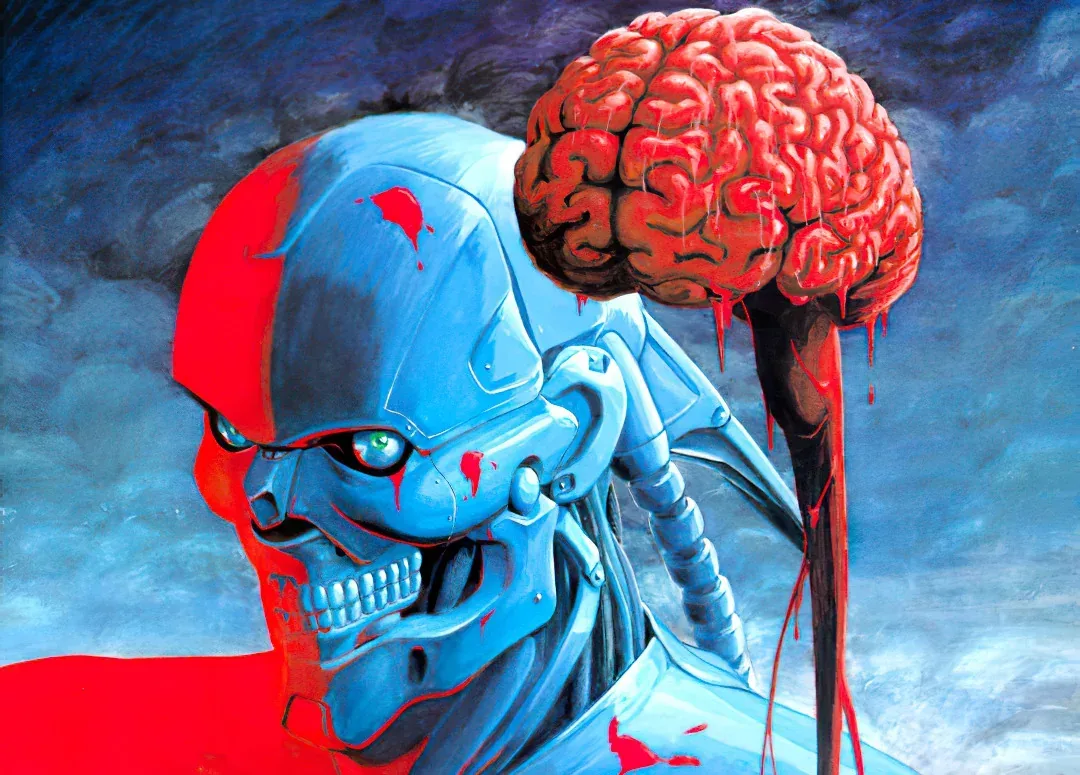 Dead of the Brain gameplay scene featuring its grotesque zombie-horror adventure aesthetic