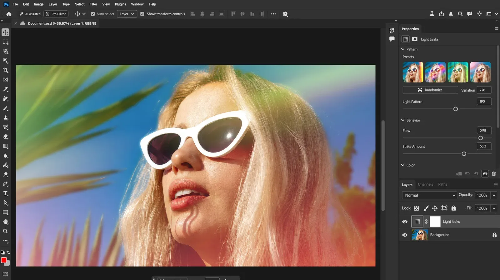 Adobe creative applications Photoshop, Premiere and Substance 3D Painter optimized for NVIDIA RTX Spark computers