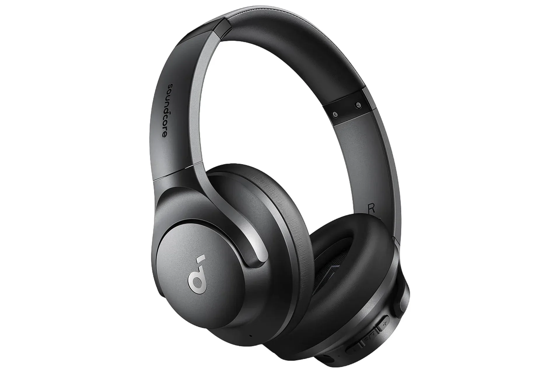 Soundcore Q20i hybrid active noise-cancelling headphones in black