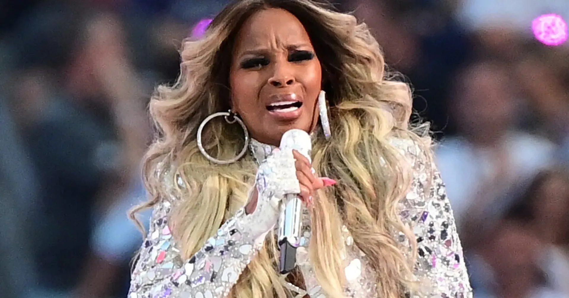 Mary J. Blige performing during her My Life, My Story Las Vegas residency