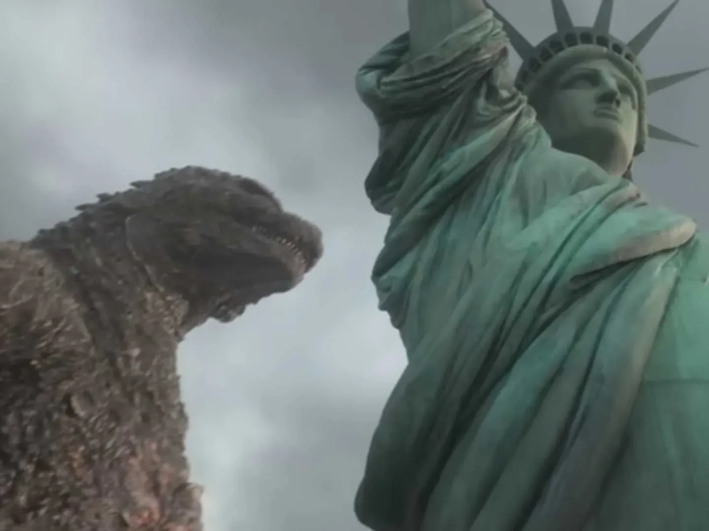 Godzilla and King Ghidorah imagery for Godzilla Minus Zero