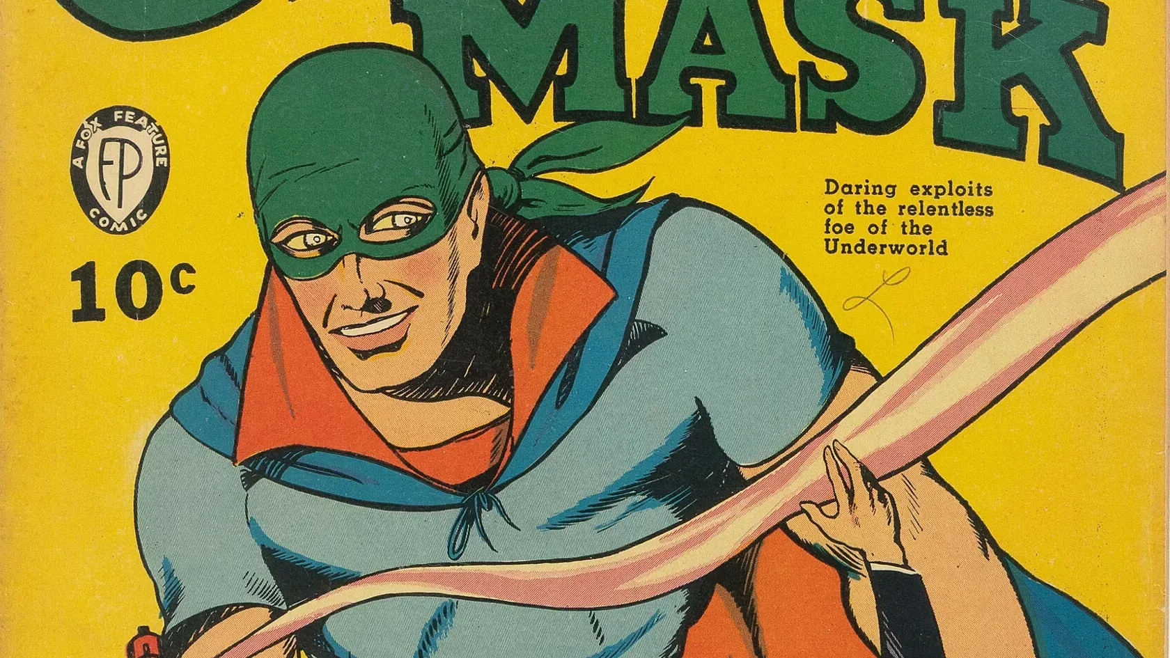 Green Mask #1, the 1940 comic that introduced the powered Michael Shelby version of Green Mask