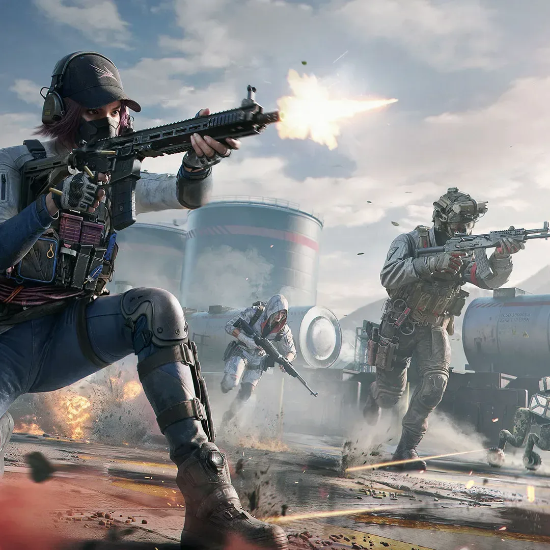 ECC: Redline promotional gameplay showing its first-person shooter interface