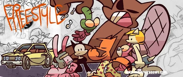 Freestyle – Tales of Itch comic-inspired Amiga platformer artwork