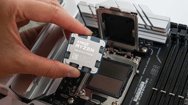 Tower-style CPU air cooler inside a gaming PC
