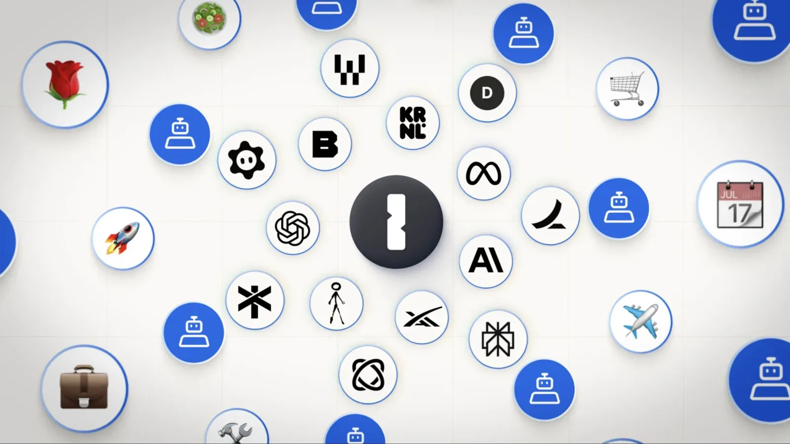 Illustration of an AI agent requesting a session-limited sign-in approval from a password manager