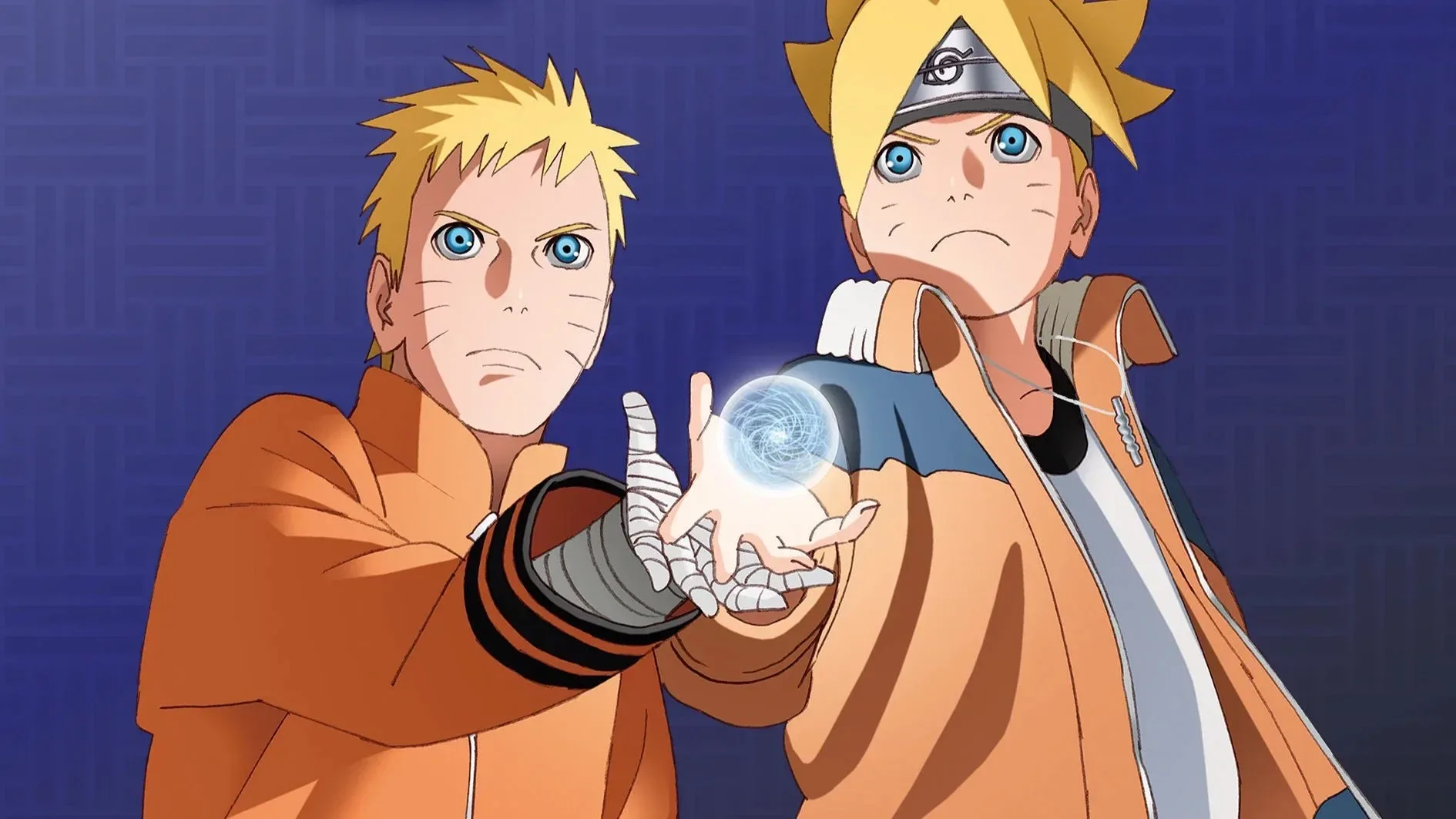 Naruto: Shadow Rising promotional artwork showing baby Sarada