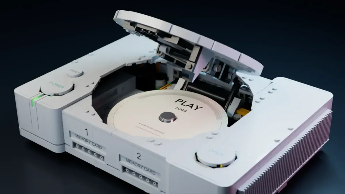 BrickStation Raspberry Pi module designed to fit inside the LEGO PlayStation 1 build