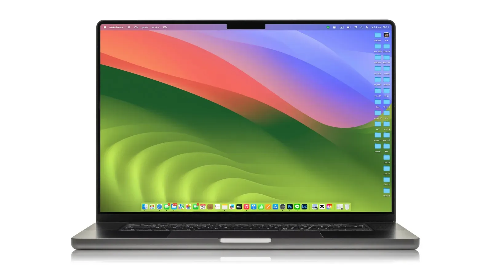 A 2021 M1 Pro MacBook Pro and a 2026 M5 MacBook Pro shown side by side