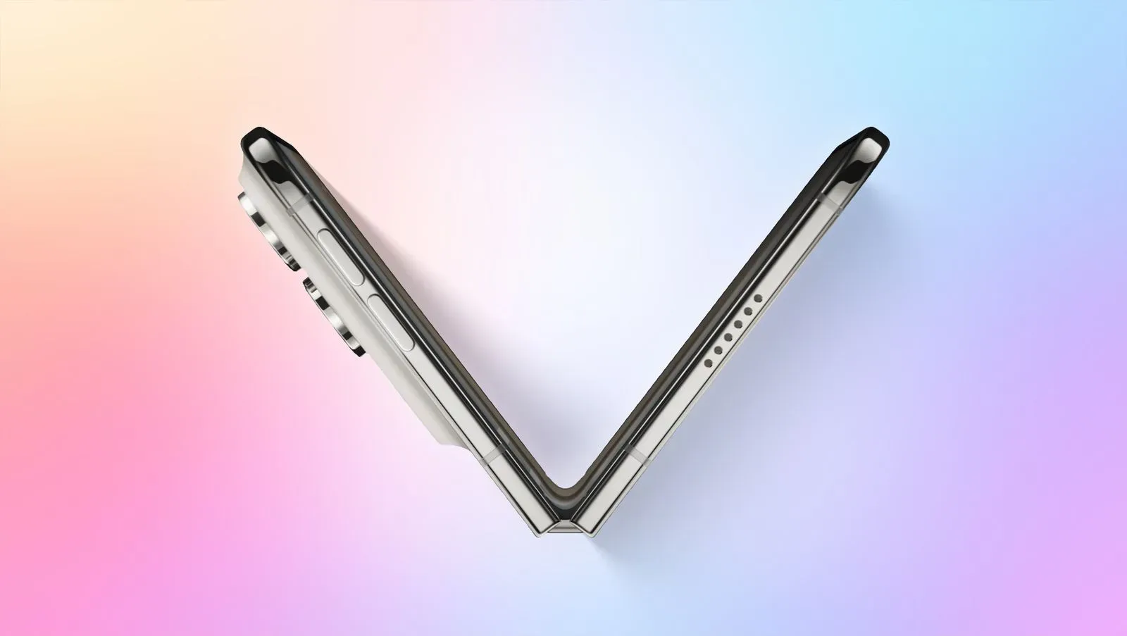 Titanium material used for an iPhone Duo enclosure