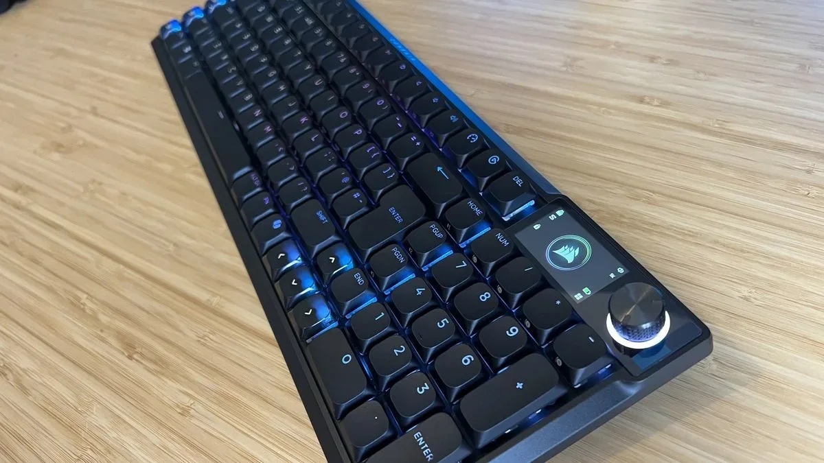Corsair Vanguard Air 99 low-profile wireless keyboard with numpad and macro keys