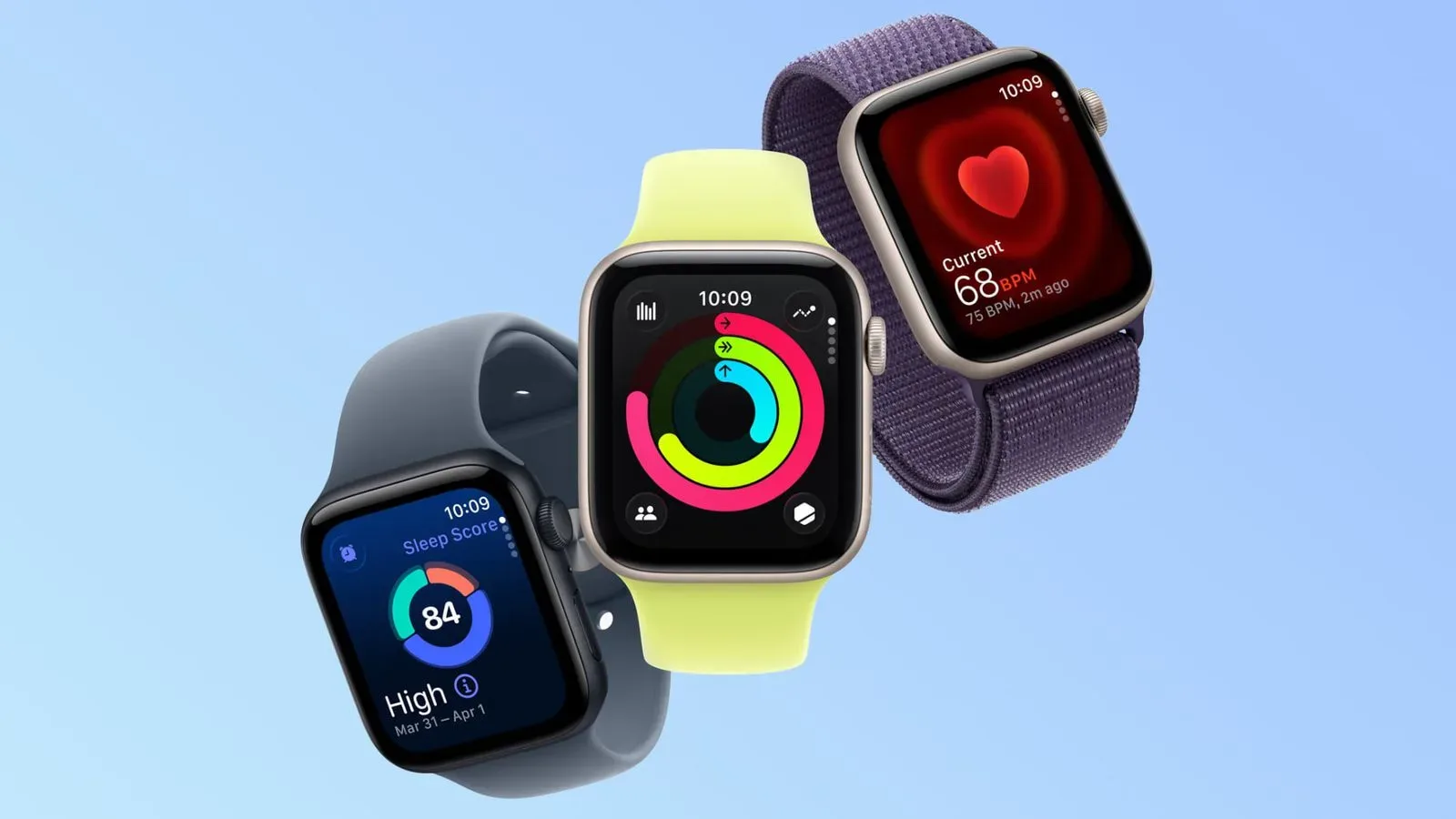 Apple Watch showing a dimmed Always-On watch face