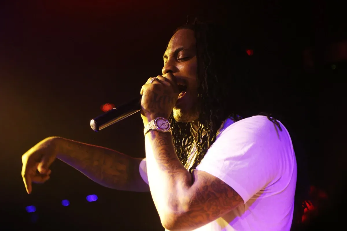 Waka Flocka Flame performing at a live music event
