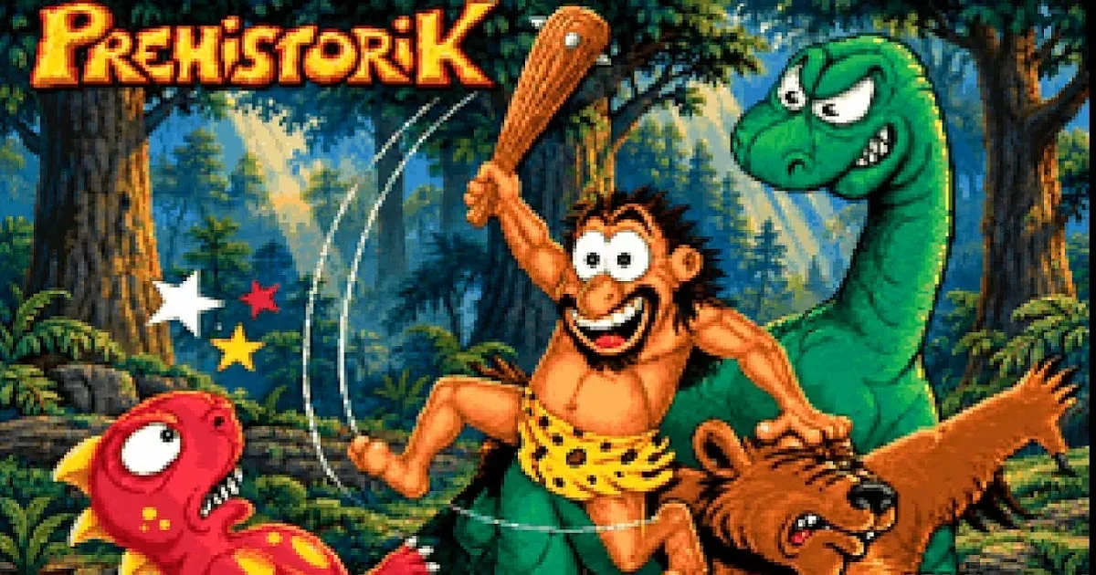 Prehistorik AGA caveman character in the enhanced Amiga platformer