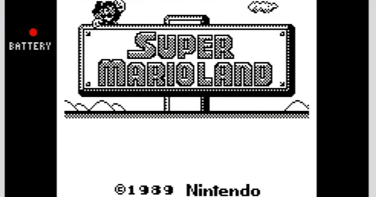 ZX Spectrum 128K demake of Super Mario Land with Mario on a platforming stage