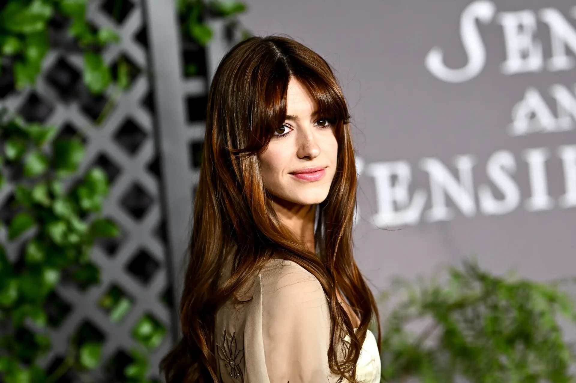 Daisy Edgar-Jones, Esmé Creed-Miles and Caitríona Balfe at the Sense and Sensibility Los Angeles premiere
