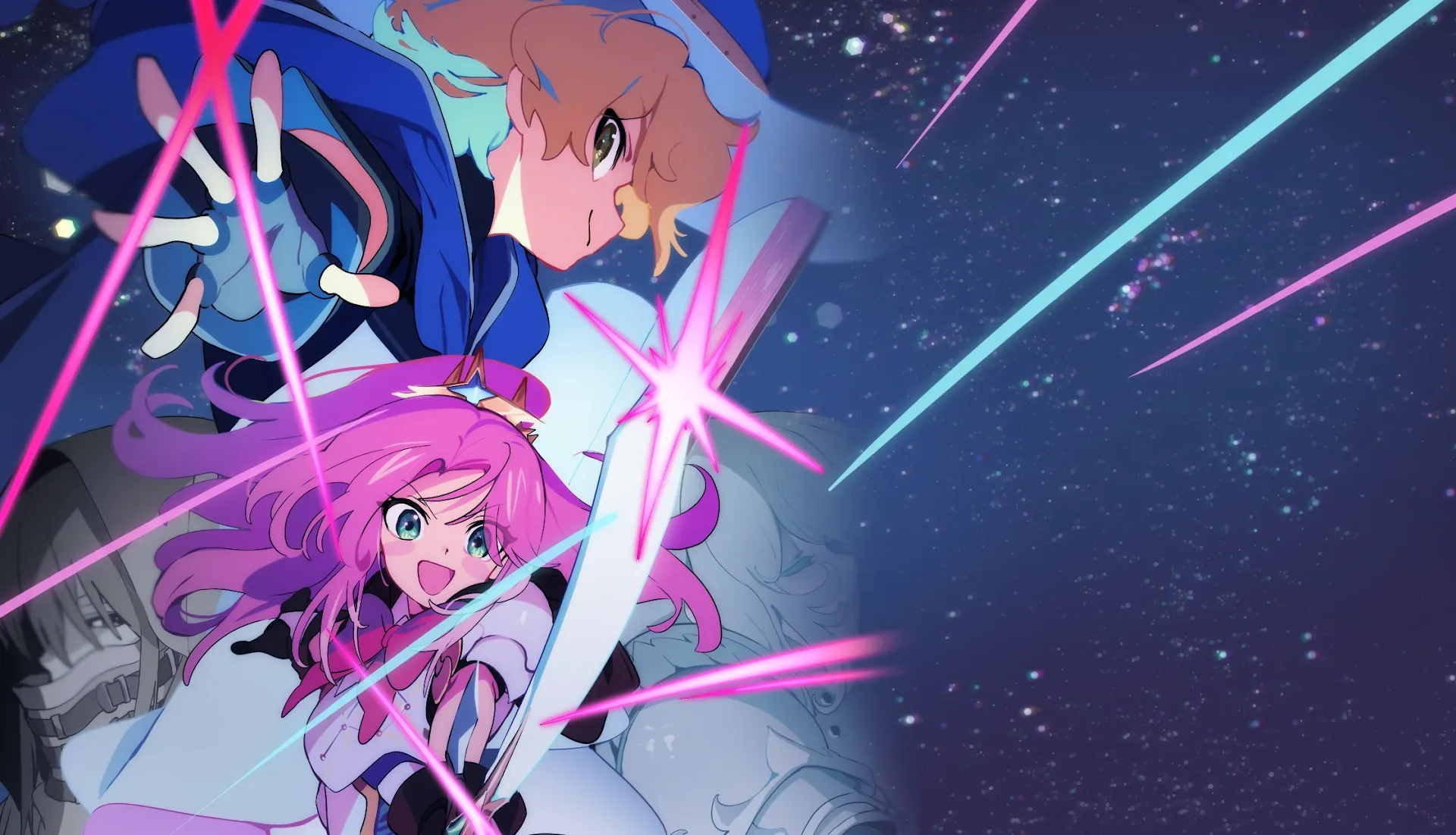 Star and Yu in STARDUST: Wish of Witch animated pixel-art scene