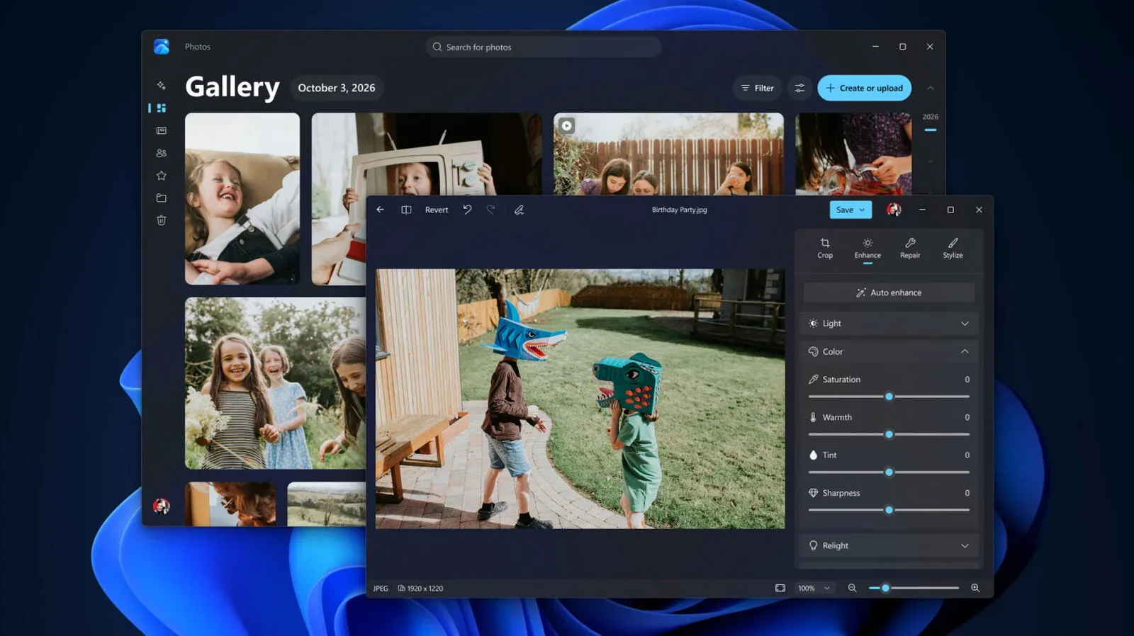 Windows 11 desktop illustrating improved memory management on a PC