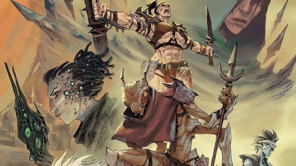 Tikat, the Thri-kreen gladiator protagonist of Dungeons & Dragons: Dark Sun