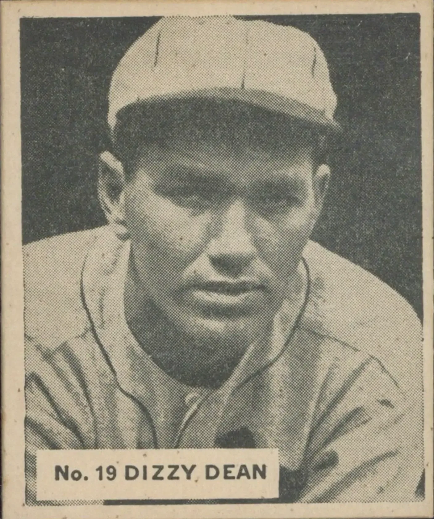 1936 World Wide Gum Joe DiMaggio card number 51
