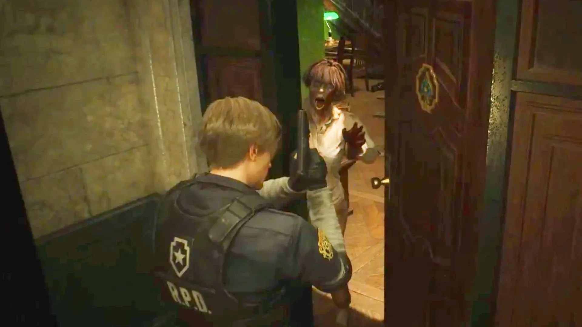 A player captures an eerie gameplay moment for a Halloween-themed video challenge