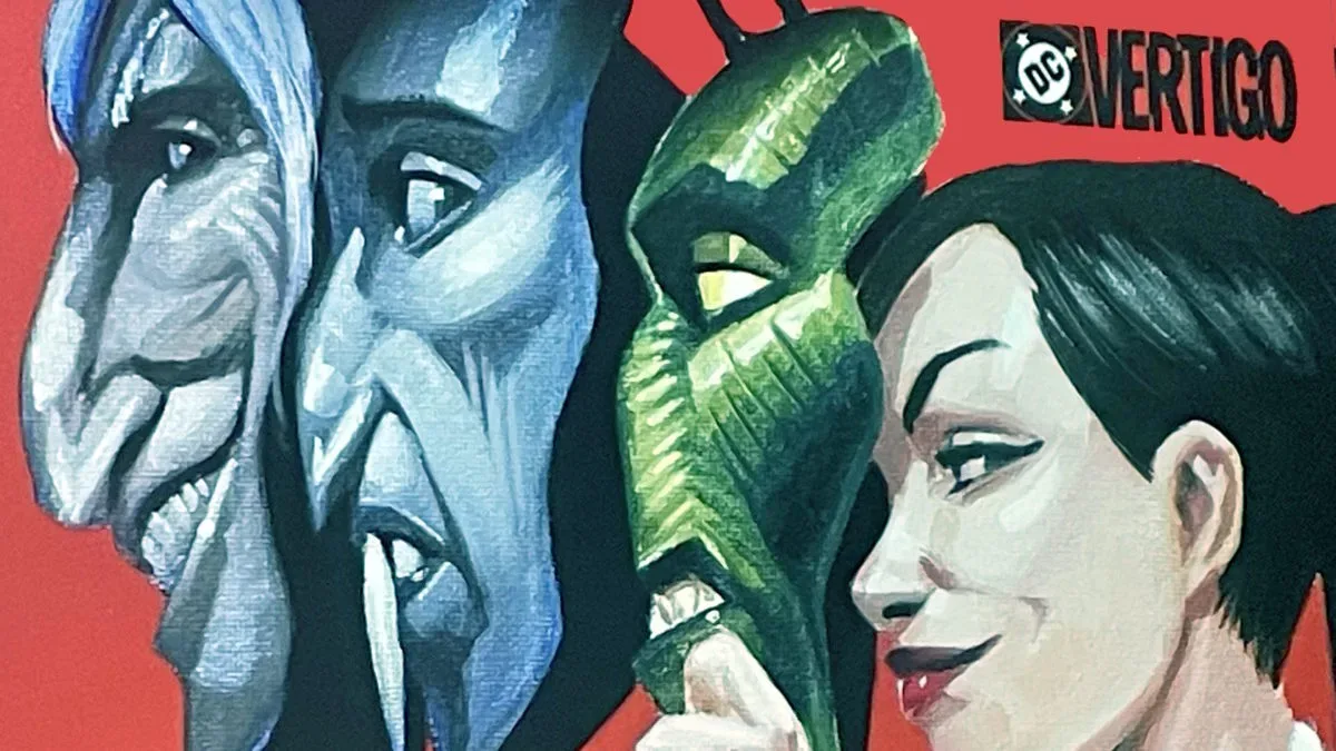 Hide Nor Hair DC Vertigo comic announcement featuring Adam Smith and Bob Quinn