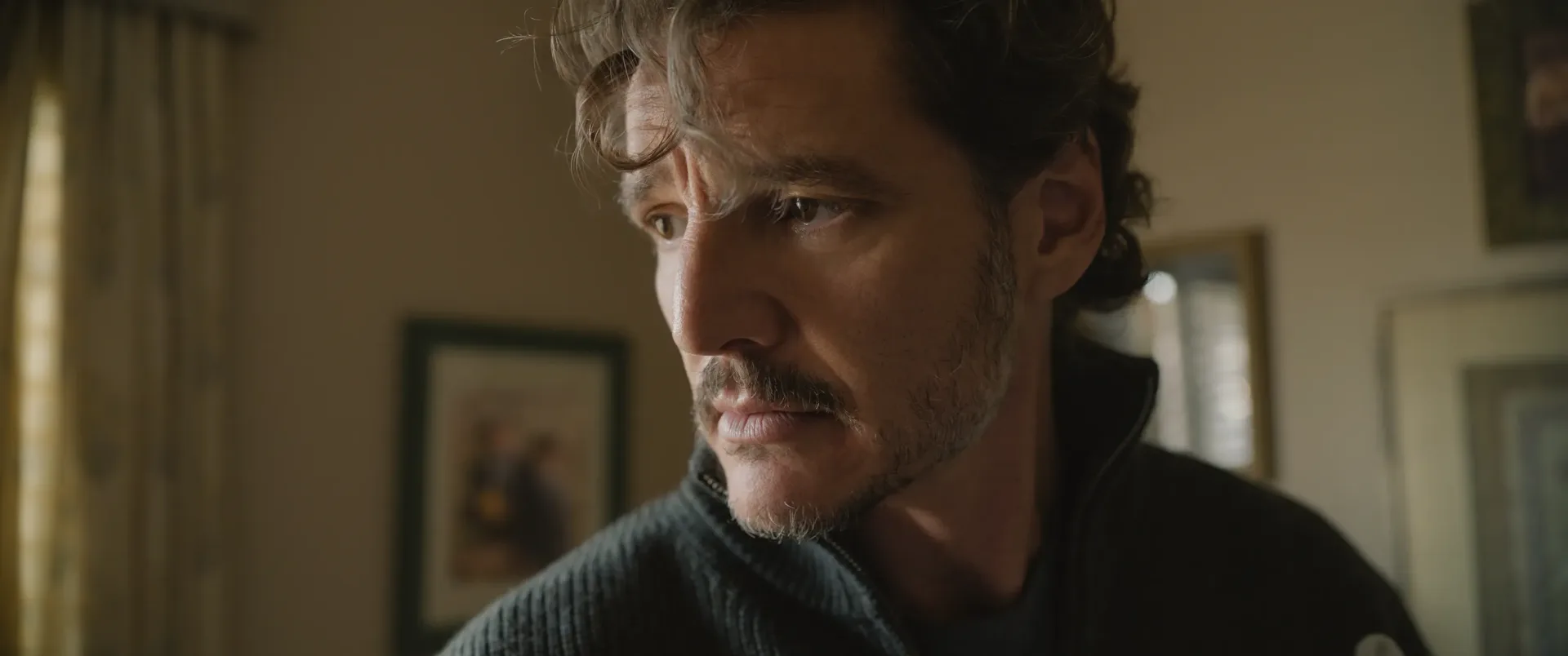 Pedro Pascal as cellist Alex Serian in Tony Gilroy’s Behemoth!